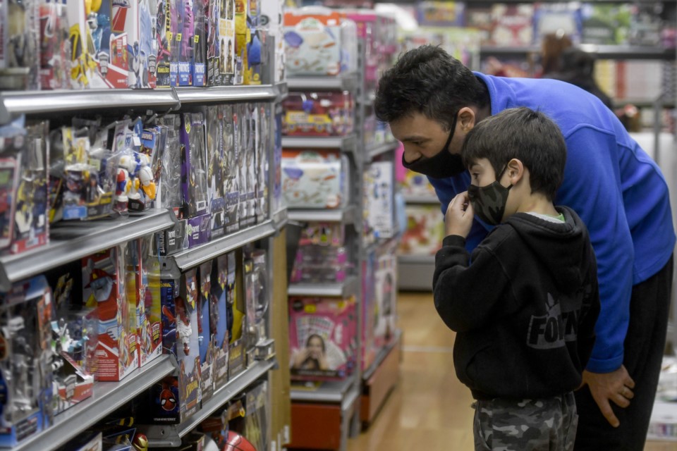 Las ventas de juguetes de Navidad registraron un aumento del 2% interanual