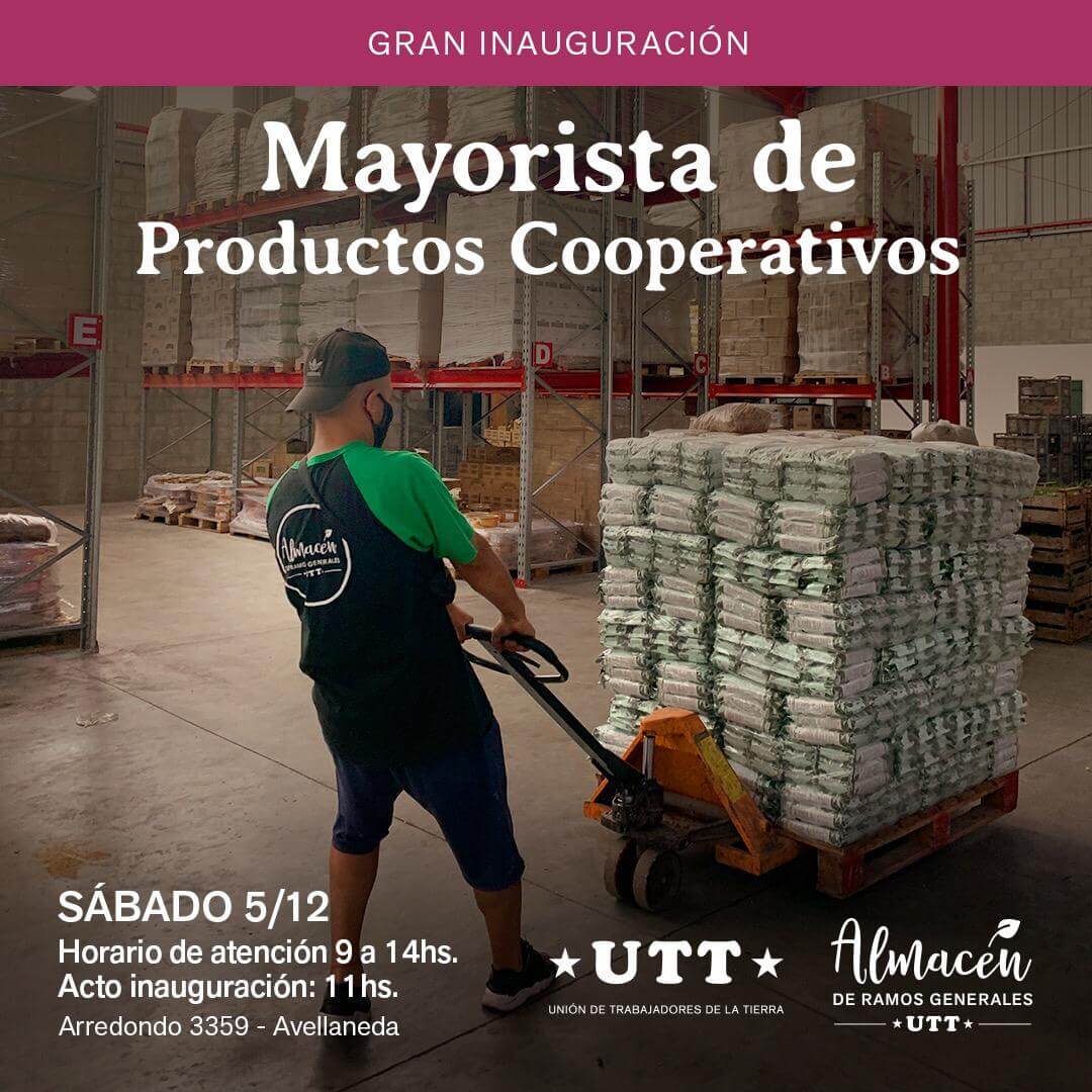 Inauguran el primer mercado mayorista de alimentos cooperativos