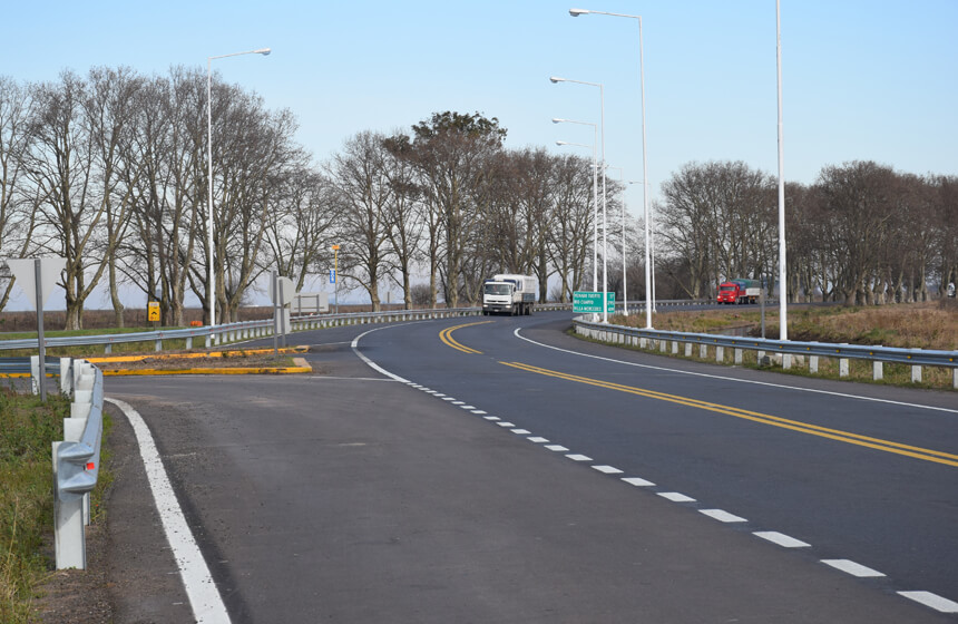 Avanza la habilitación de dos nuevos tramos de la Ruta 11 interbalnearia