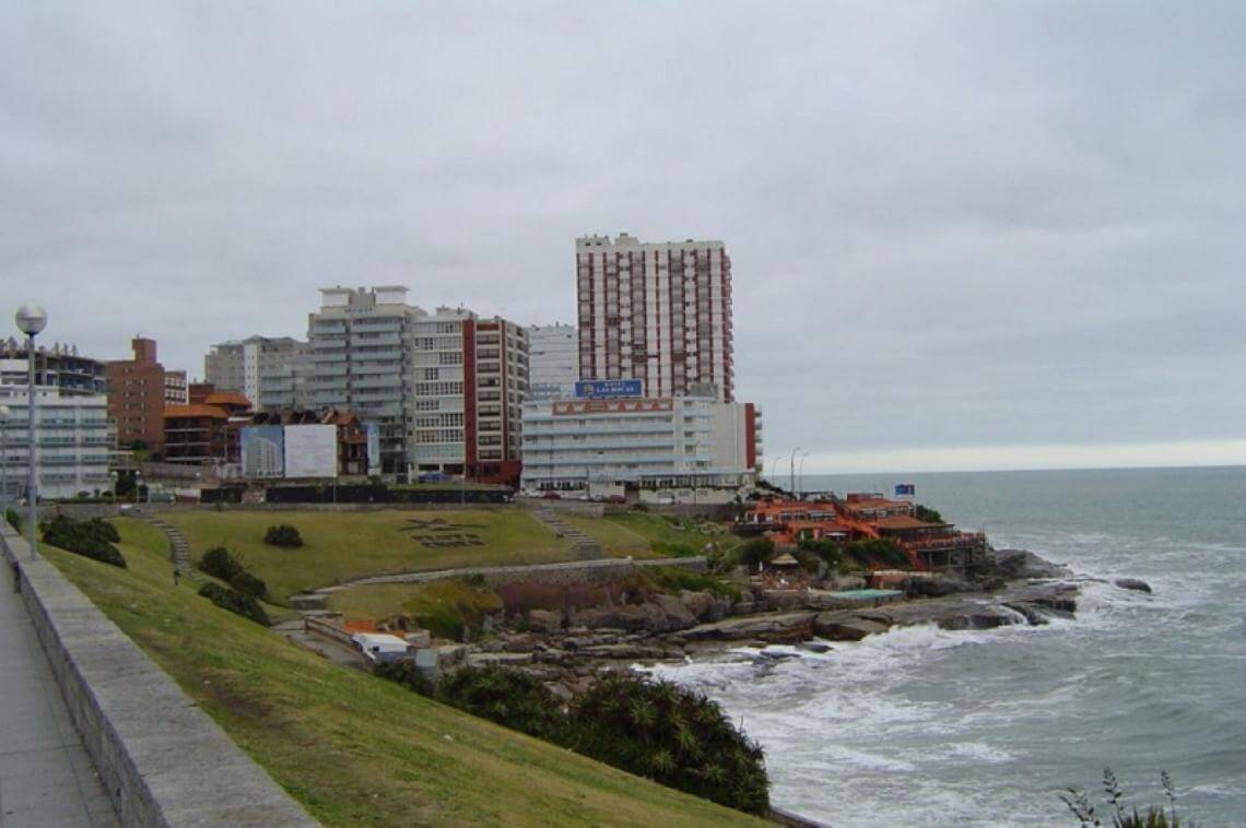 Jornada lluviosa en la Costa Atlántica