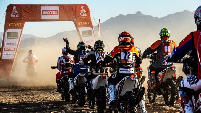 Rally Dakar: tres argentinos se ubican en el top 10 de motos tras la primera etapa