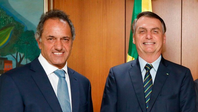 Daniel Scioli ya coordina una cumbre entre Alberto Fernández y Jair Bolsonaro