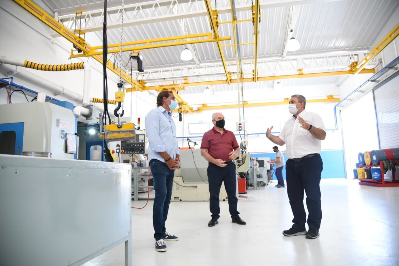 Garro recorrió las nuevas instalaciones de ‘Madexa’
