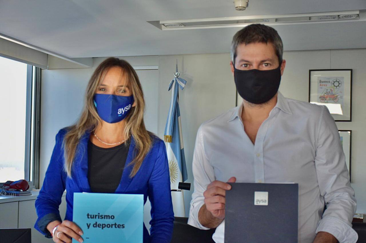 Galmarini y Lammens firmaron un convenio para realizar obras en Tigre
