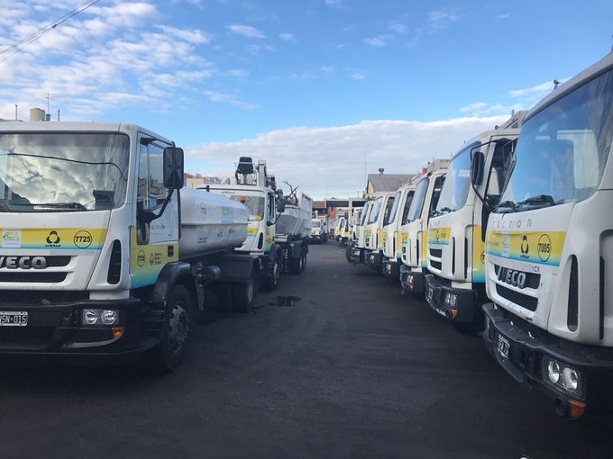 Trabajadores de recolección de residuos y barrido de CABA están de paro