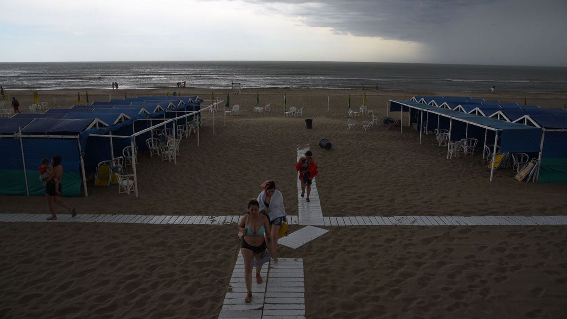 Clima inestable en la costa atlántica