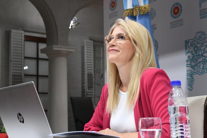 Verónica Magario: "Para beneficiar la recuperación productiva es necesario vacunar"