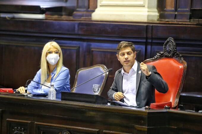 Fuerte respaldo de Ministros y legisladores al discurso de  Axel Kicillof