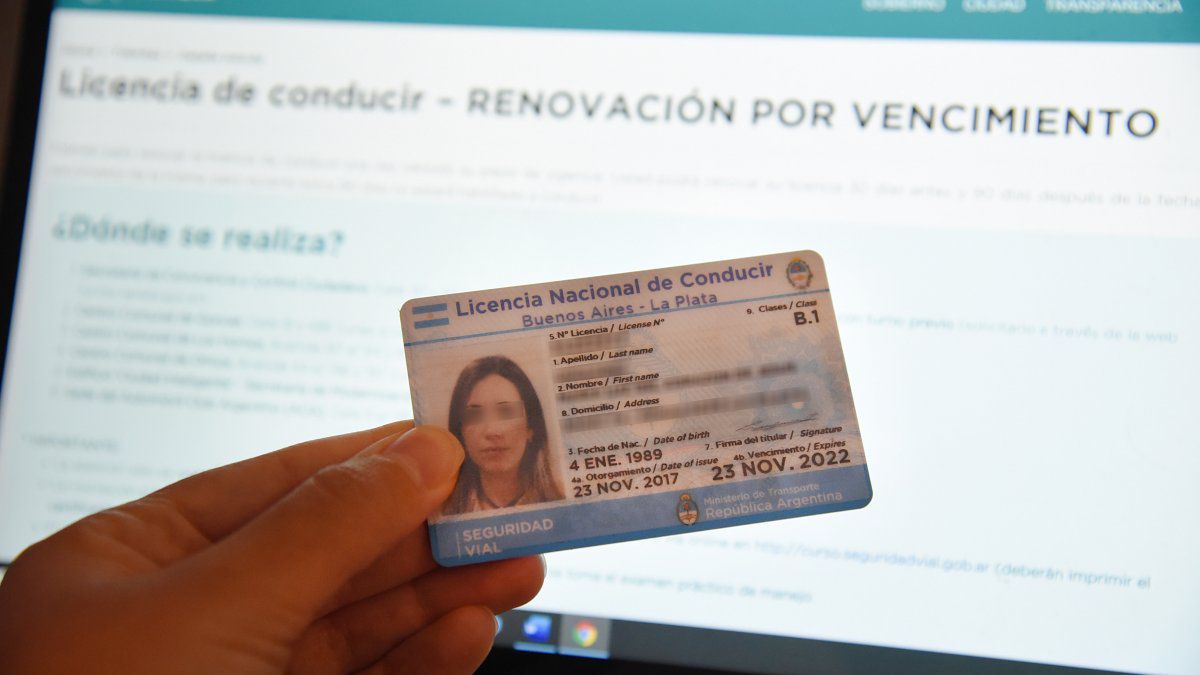 Extienden el vencimiento de las licencias de conducir en la Provincia