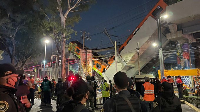 Trágico accidente en el metro de la ciudad de México