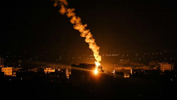 Aviones militares israelíes volvieron a atacar Gaza durante la madrugada
