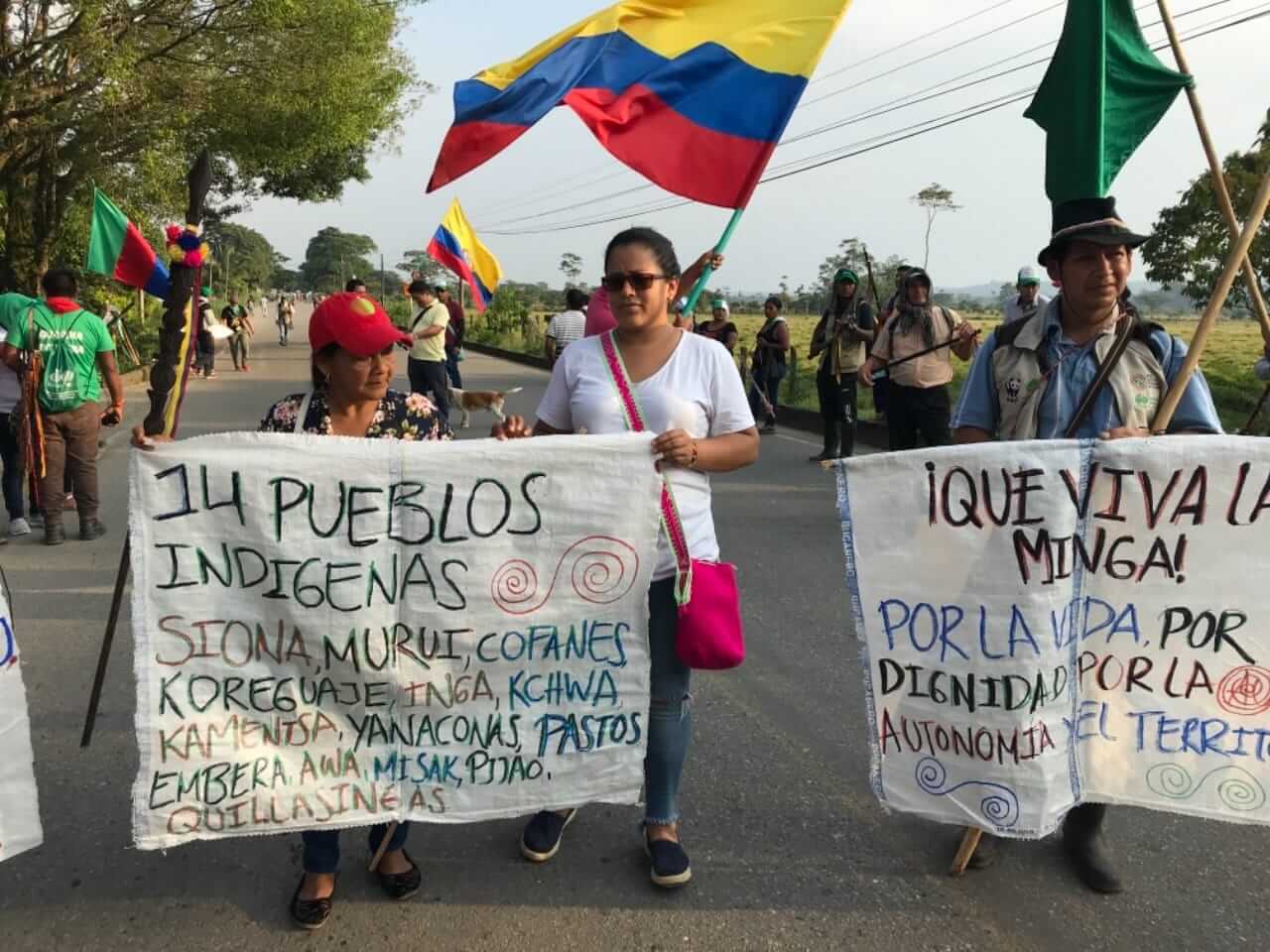 Indígenas y estudiantes se suman a la negociación con el Gobierno colombiano que comienza hoy