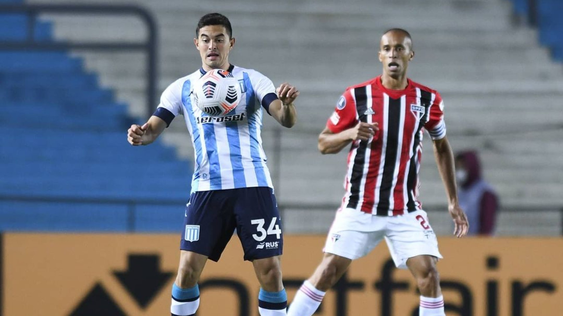 Racing visita a San Pablo en busca del pase de fase en la  Libertadores