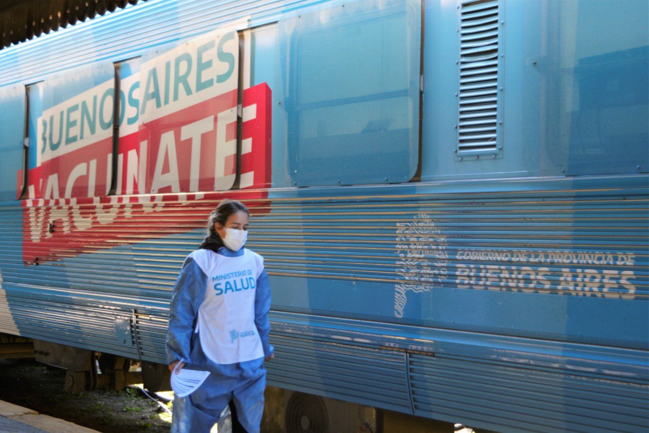 El tren sanitario aplicó 413 vacunas del calendario tras su arribo a Bahía Blanca