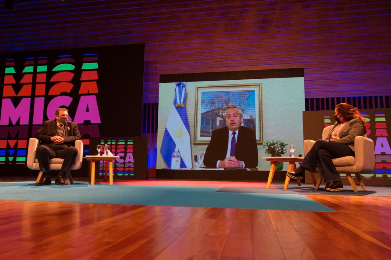 Alberto Fernández:“El arte es también una gran oportunidad de desarrollo”