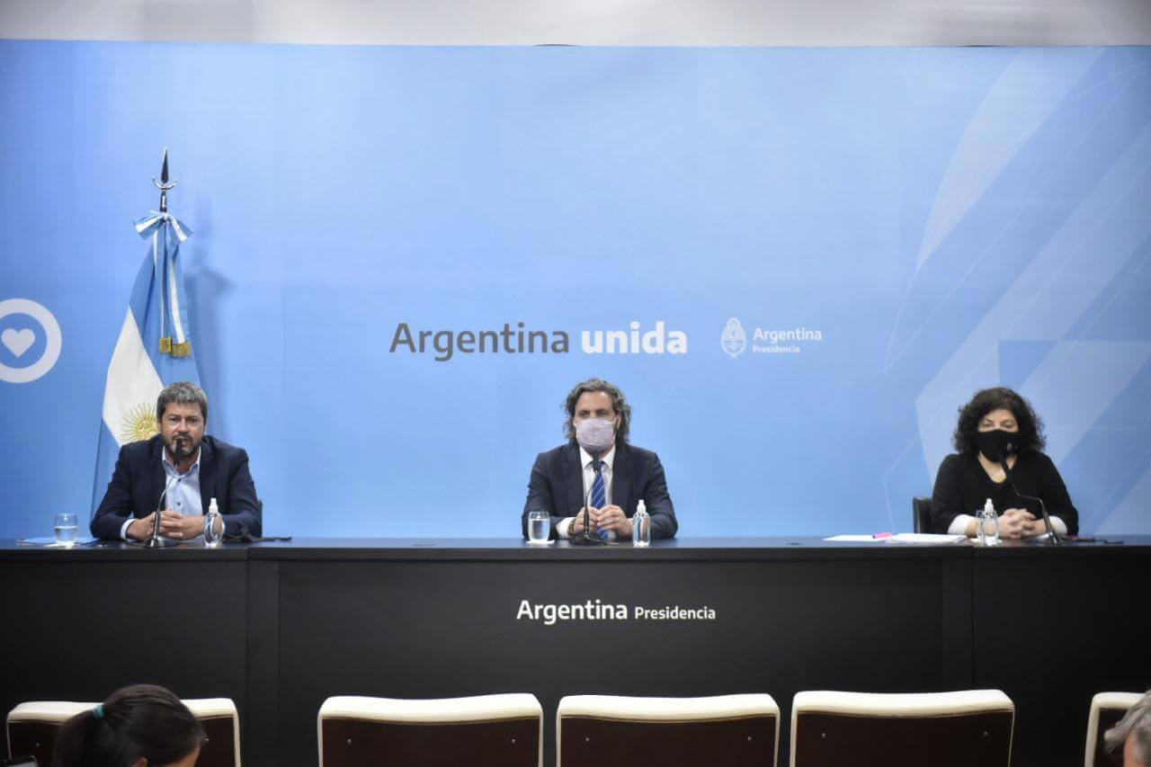 La Jefatura de Gabinete adecuó los parámetros sobre riesgos sanitarios para partidos y departamentos