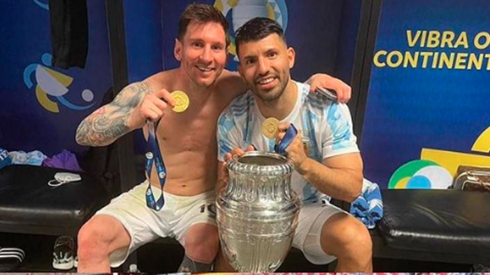De Agüero a Messi: "Todo lo mejor en lo que venga, amigo"