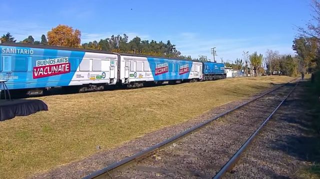 El Tren Sanitario puso en marcha su tercer tramo y visitará siete estaciones más en la provincia