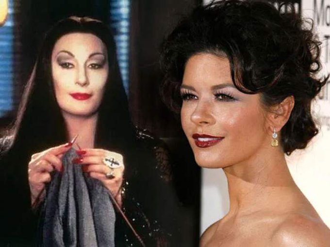 Catherine Zeta-Jones será Morticia en la serie de Tim Burton sobre "Los locos Addams"