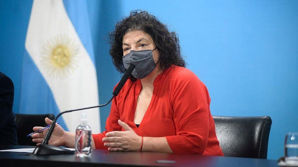 Vizzotti reiteró que se inició "un punto de inflexión y una nueva etapa" ante la pandemia