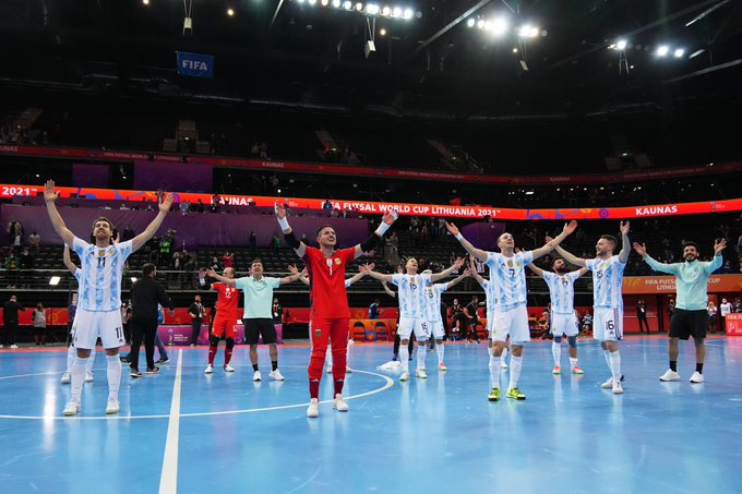 Argentina va por el bicampeonato mundial de futsal