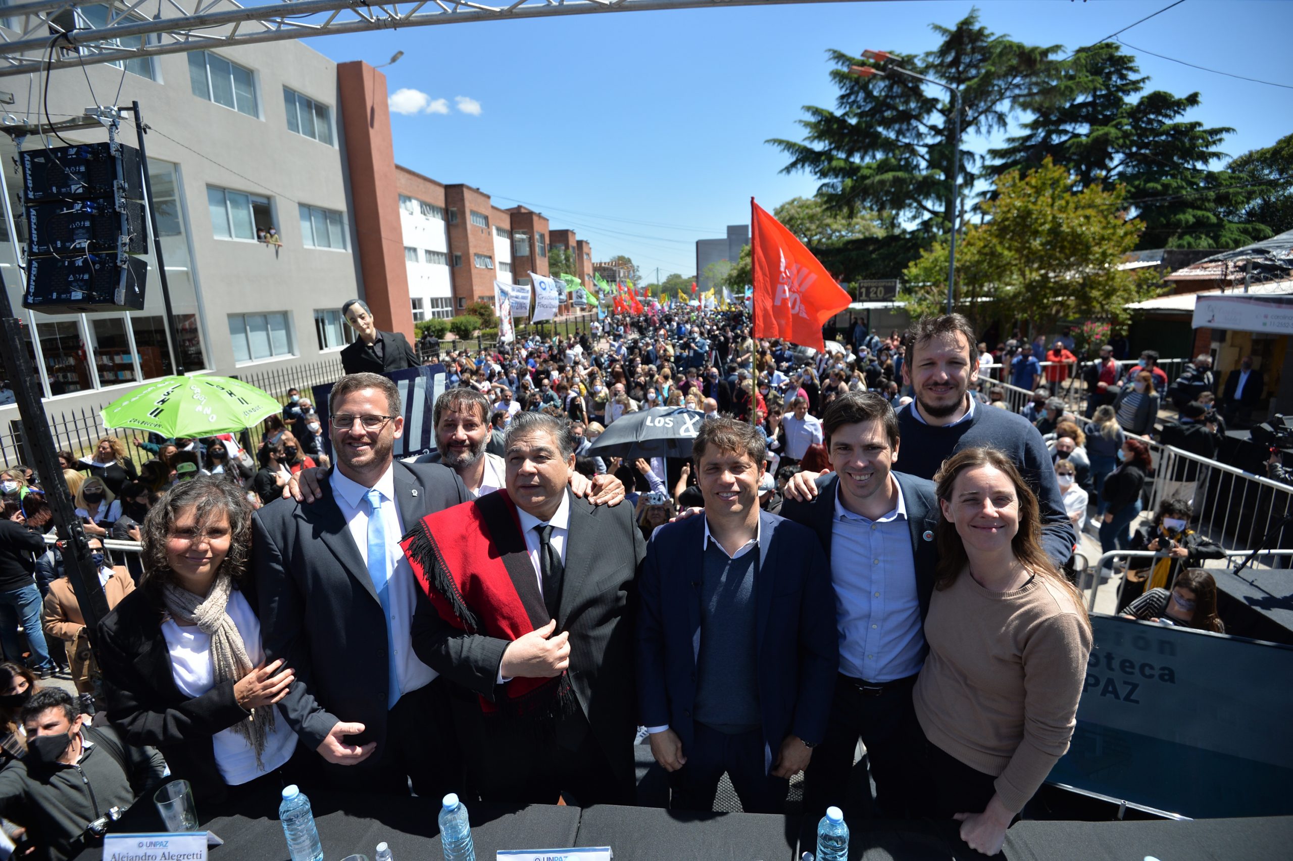 Kicillof participó de la inauguración del nuevo edificio de la Biblioteca Digital de la UNPAZ