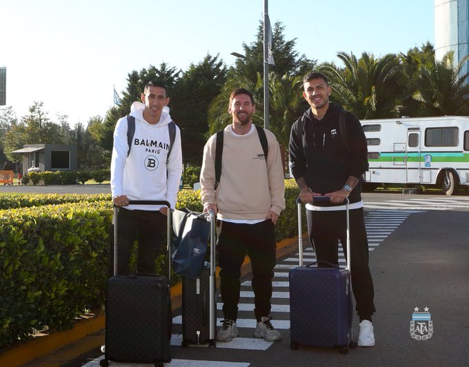 Eliminatorias: Messi llegó desde París junto a Di Maria y Paredes