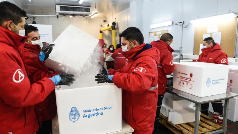 La Argentina superó los 81 millones de vacunas recibidas contra el coronavirus