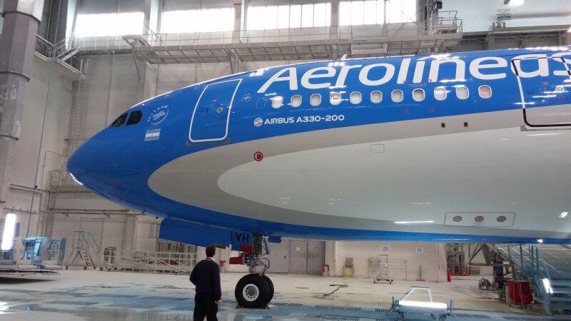 Aerolíneas Argentinas incorpora dos aviones Airbus 330-200 a su flota de fuselaje ancho
