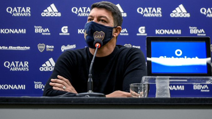 Battaglia: "Solamente quiero disfrutar este título con Boca y no pienso en mi continuidad"