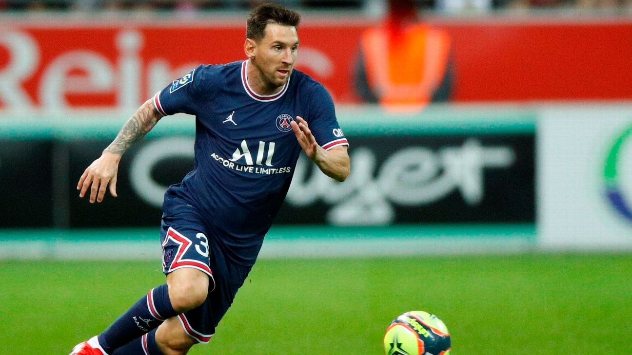Última función del año de Messi en el PSG, ante Lorient