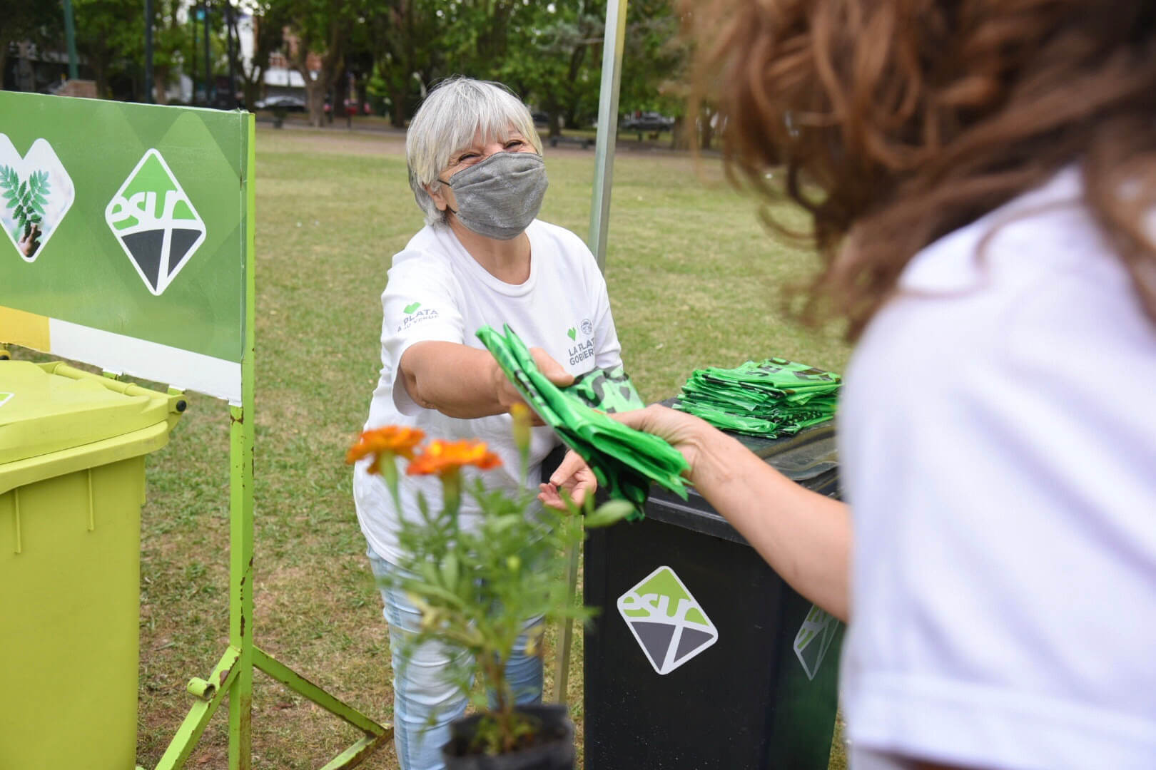 Tarde sustentable en Parque Alberti: cambiarán residuos reciclables por kits ecológicos