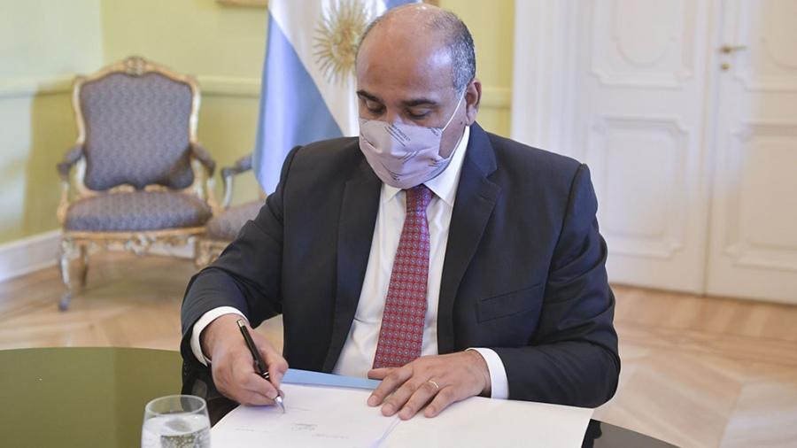 Manzur comenzó a trabajar en las "resignaciones del presupuesto para este año"