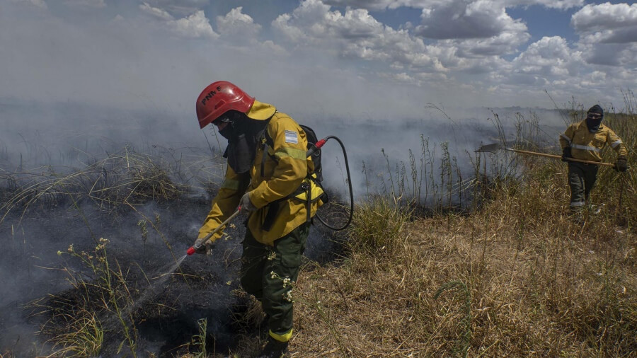 Reportan que el 70% de los incendios en Corrientes está controlado y quedan cuatro focos activos