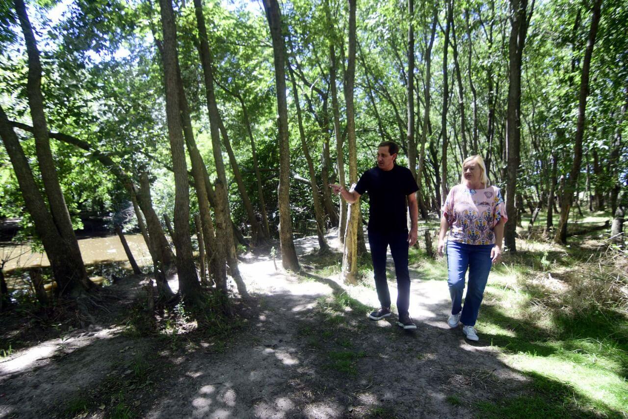 Garro recorrió el Humedal del Arroyo el Pescado