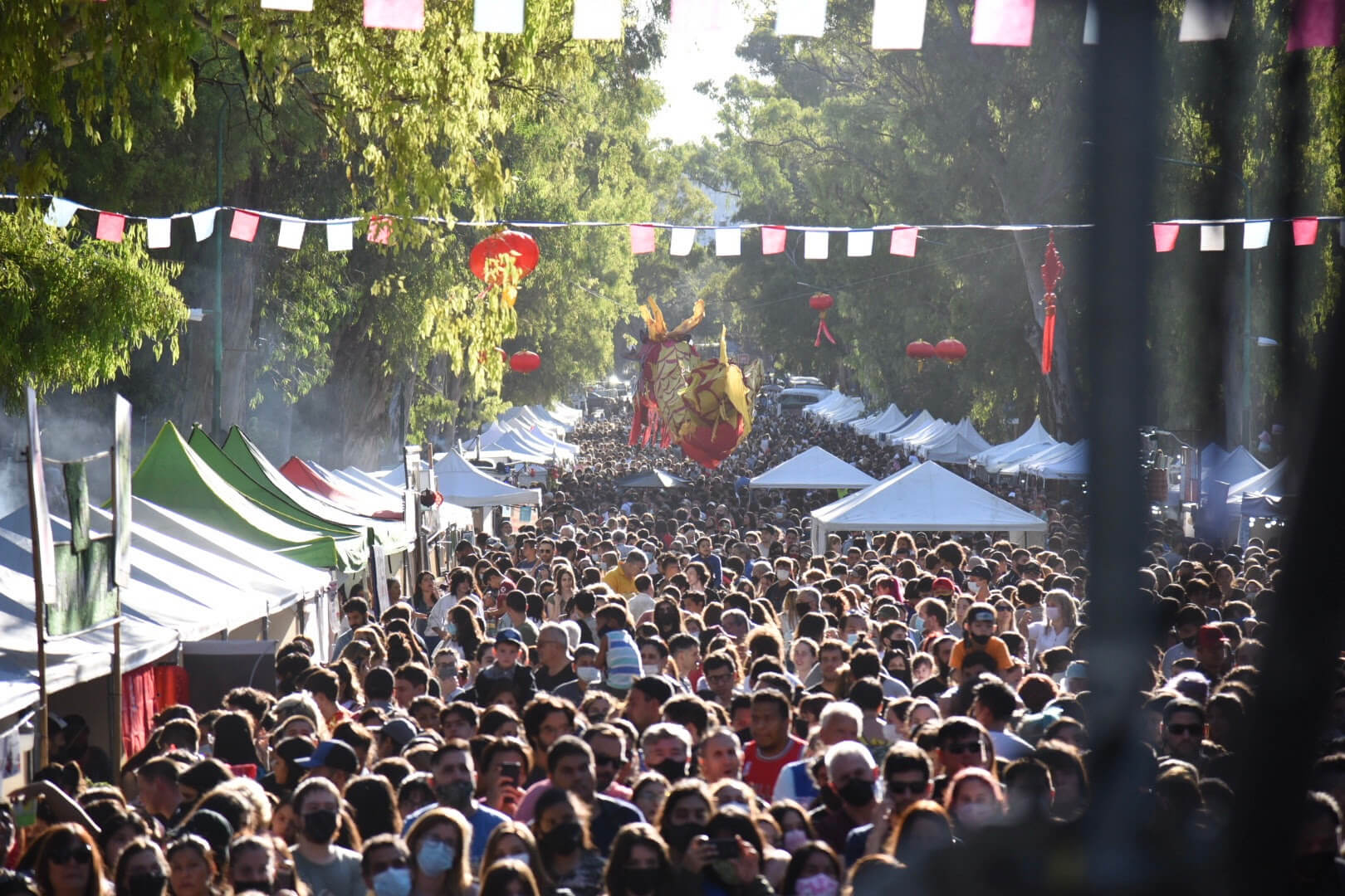 Una multitud disfrutó de la tradicional celebración del Año Nuevo Chino en la ciudad