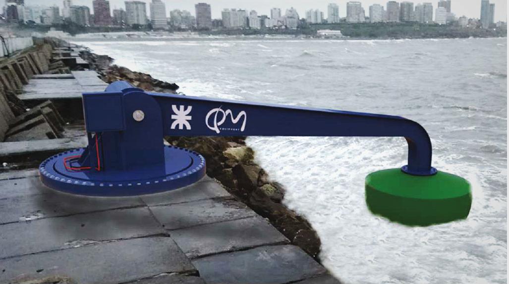 Aporte de ingenieros de la UNLP para generar energía con las olas del mar