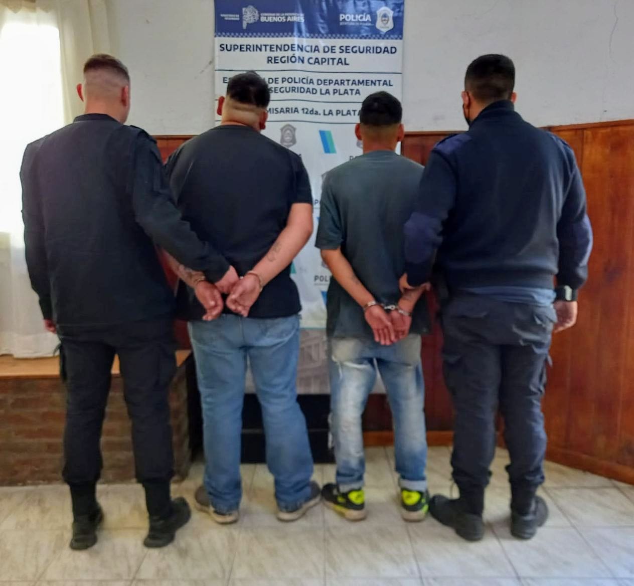 Disturbios y detención en la formación del tren Roca