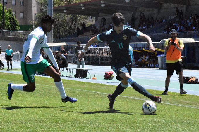 La Selección Argentina Sub-20 venció a Arabia Saudita en su debut en el torneo de Toulon