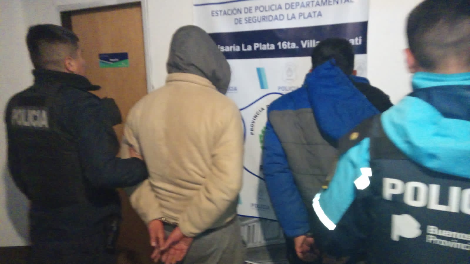 Tiros y detención en una barrio de la ciudad