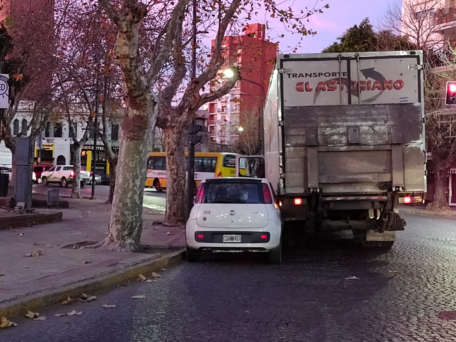 Nuevo choque en la zona de Plaza Italia