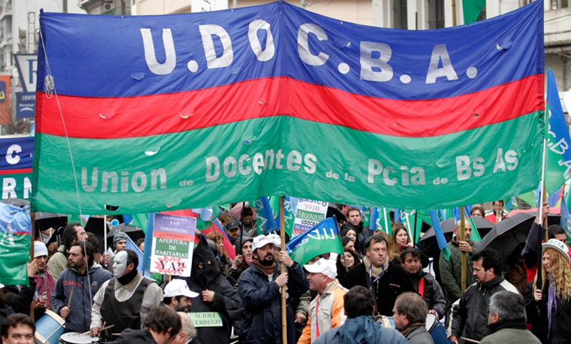 UDOCBA anunció un paro "por una Justicia justa que no maltrate a los docentes"