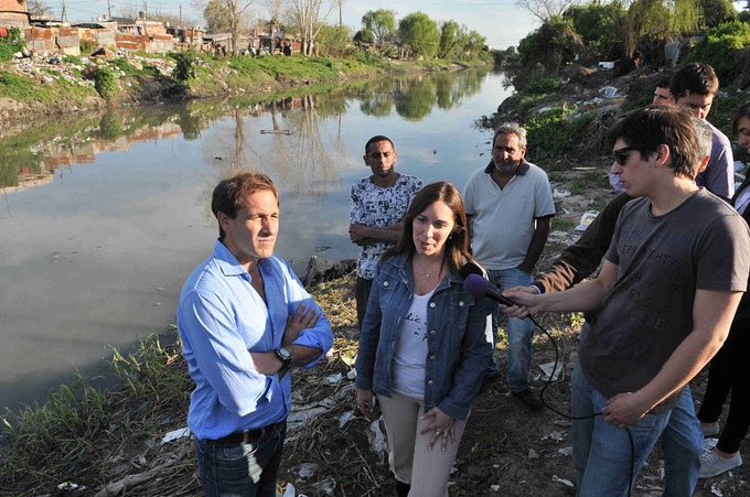 Julio Garro visitó las obras del Arroyo El Gato y destacó el plan de obas hídricas