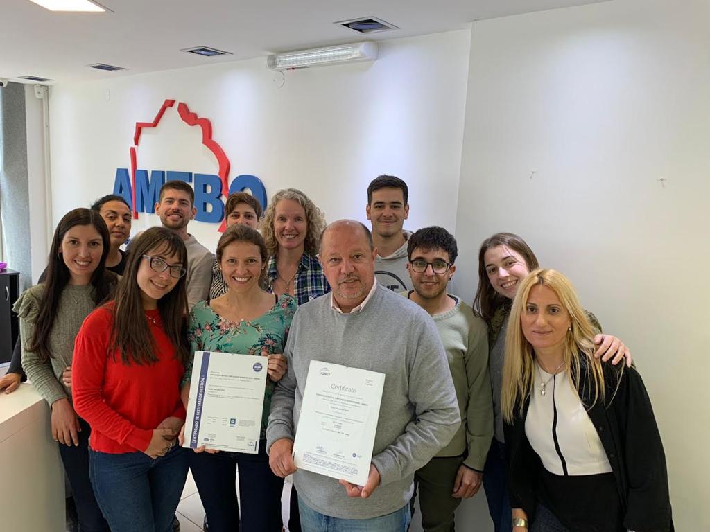 La mutual AMEBO obtuvo la 'Certificación de Calidad en procesos digitales de ayuda económica'