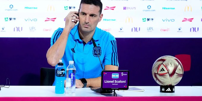 Scaloni: "Estoy en el lugar que cualquier argentino quisiera estar"