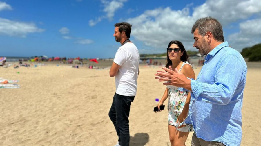 Ritondo, de recorrida por la Costa Atlántica, cuestionó la gestión de Kicillof