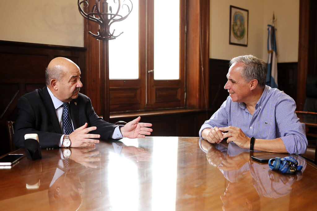 Tauber y Arteaga, en una reunión clave por los avances del Tren Universitario