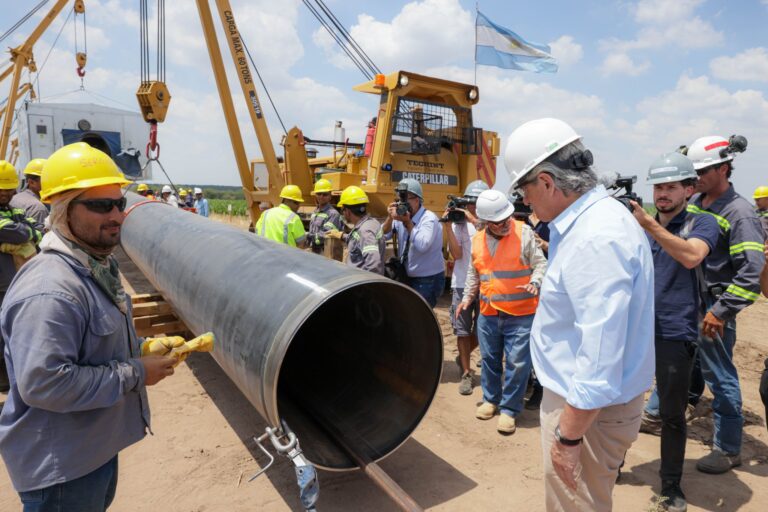 Para Alberto Fernández, el gasoducto “resolverá el problema de la exportación de la energía”