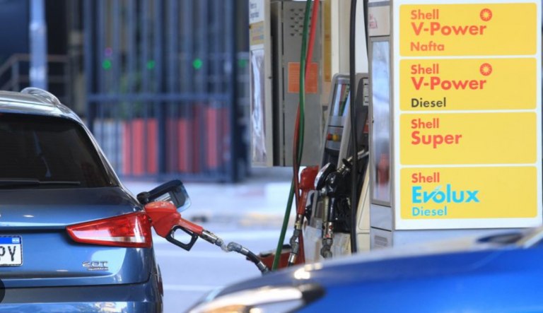 Shell aumentó nuevamente el precio de sus combustibles