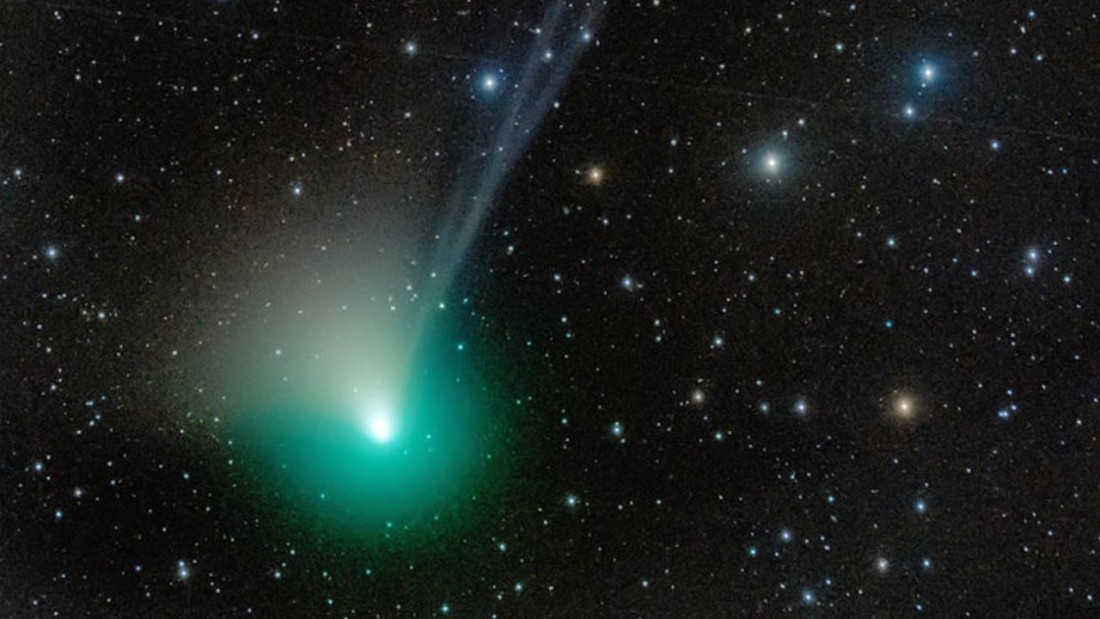 Astrónomos de la UNLP registraron la primera imagen del cometa verde en el cielo argentino